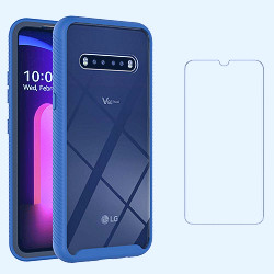 Amazon.com: Phone Case for LG V60 ThinQ V60ThinQ 5G G9 Thin Q with Tempered  Glass Screen Protector Clear Cover and Slim TPU Bumper Hybrid Hard Rugged  Cell Accessories LGV60 V 60 60ThinQ